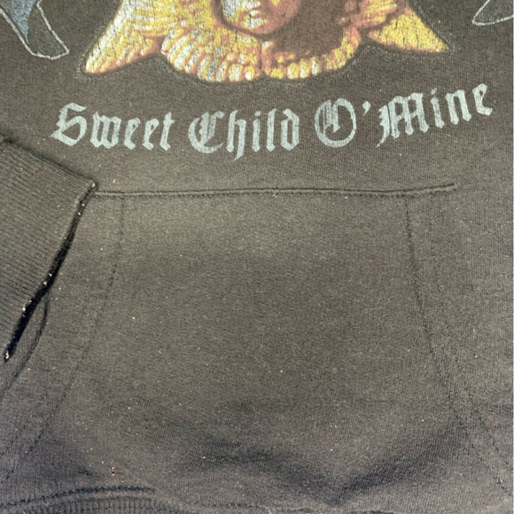 Black Boys Hoodie "Guns n Roses" 5T - Picture 3 of 4